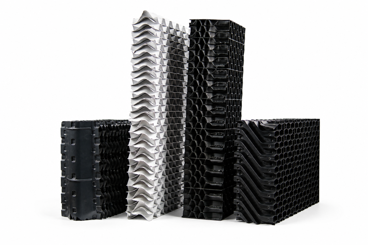 Materiały PVC, PP, okiennice wlotu powietrza, eliminatory dryfu